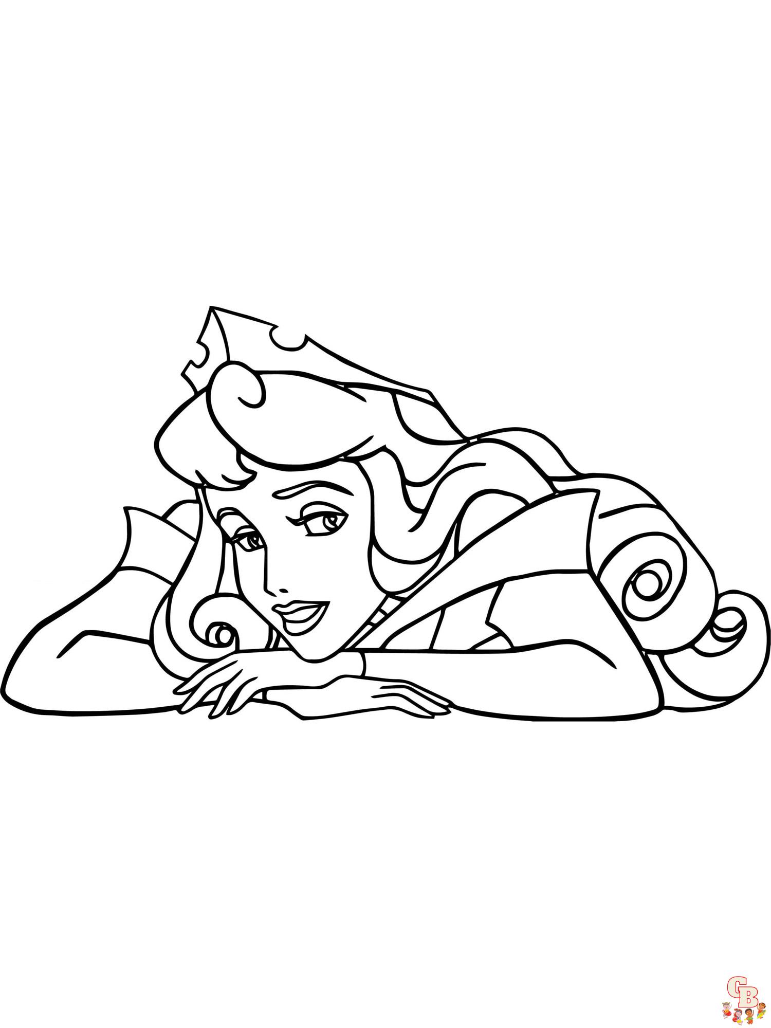 Aurora Coloring Pages 52