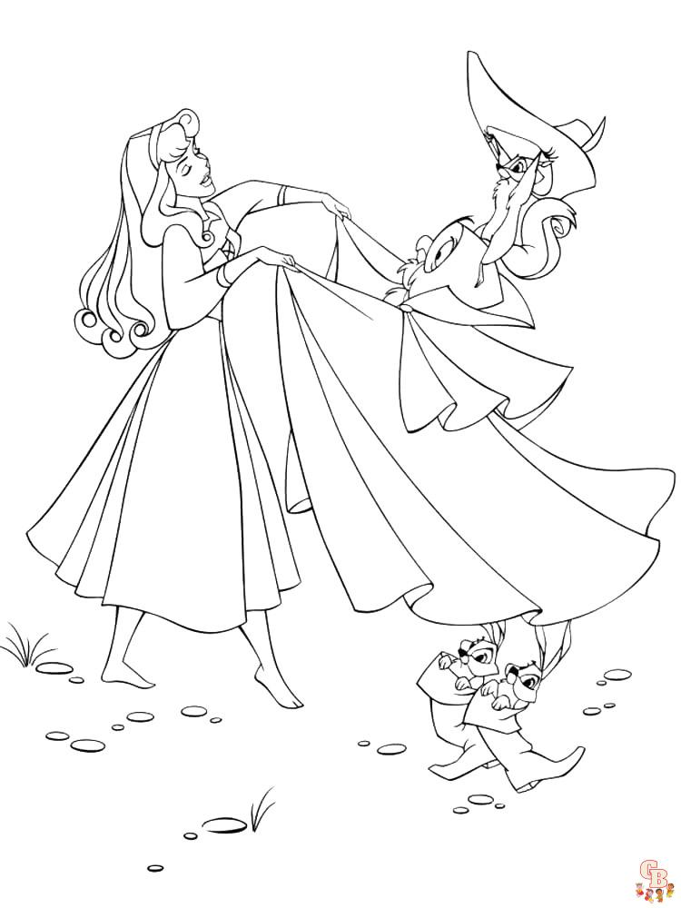Aurora Coloring Pages 53