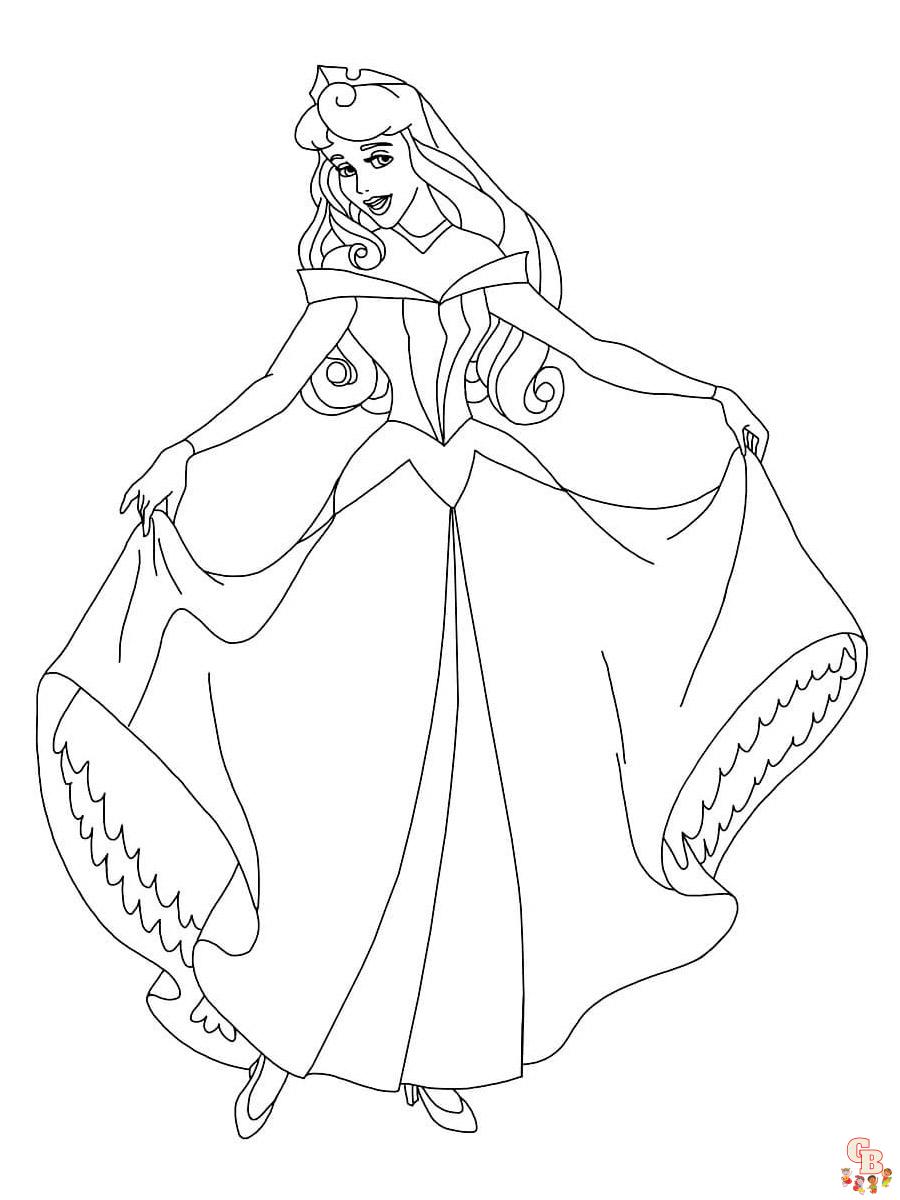 Aurora Coloring Pages 56
