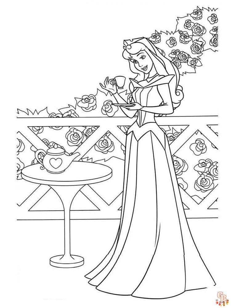 Aurora Coloring Pages 57
