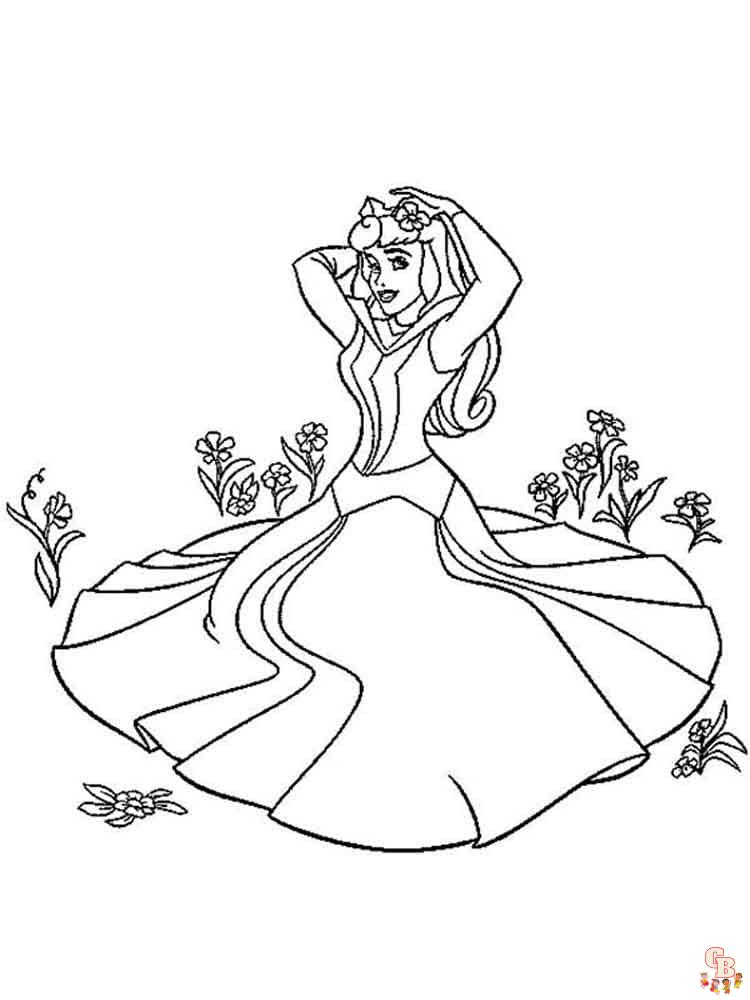 Aurora Coloring Pages 58