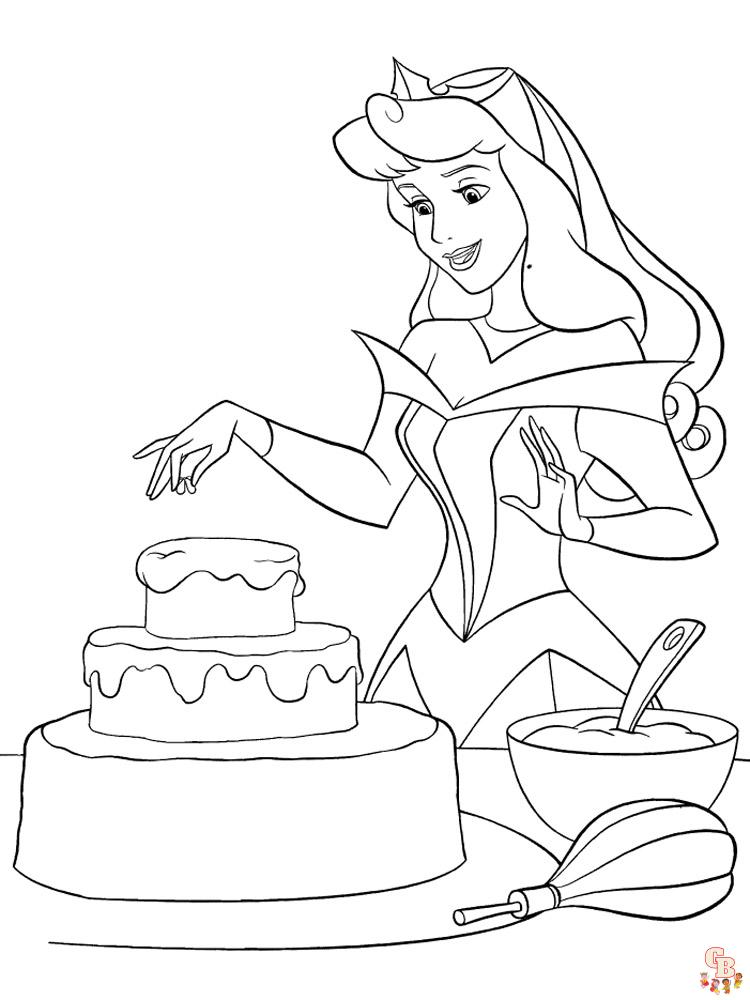 Aurora Coloring Pages 59