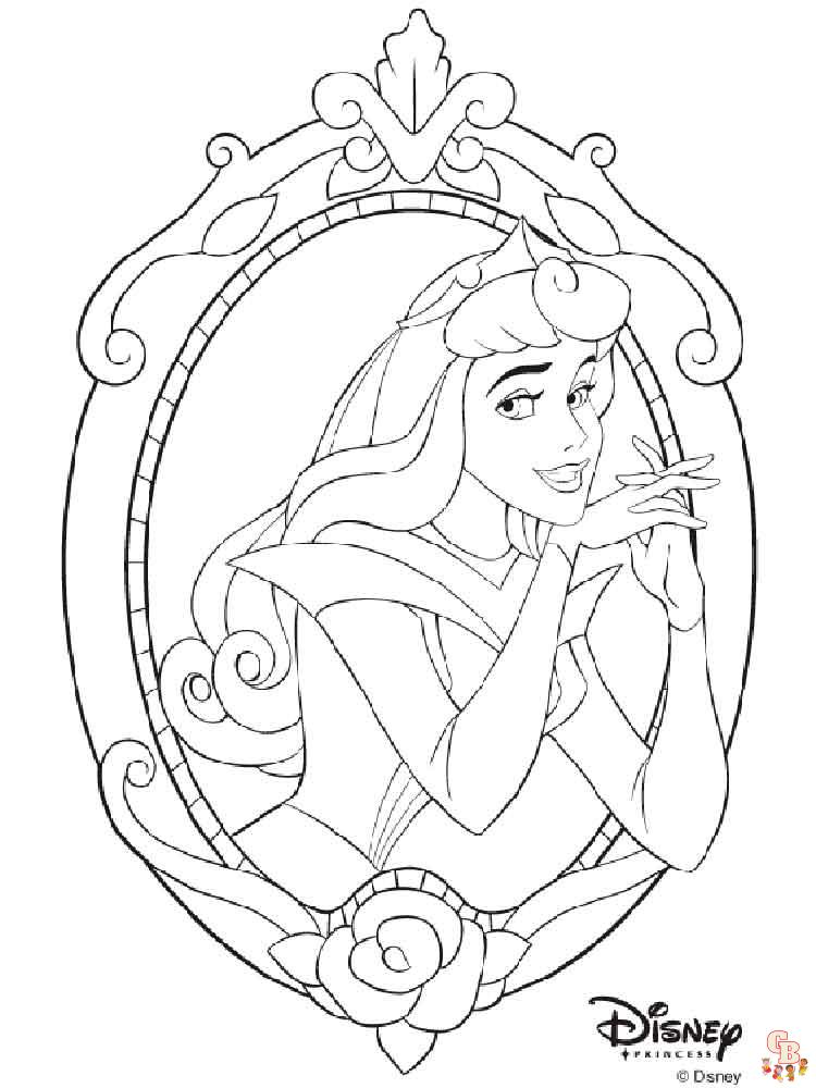 Aurora Coloring Pages 6