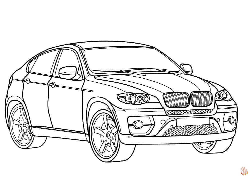 BMW Coloring Pages 13