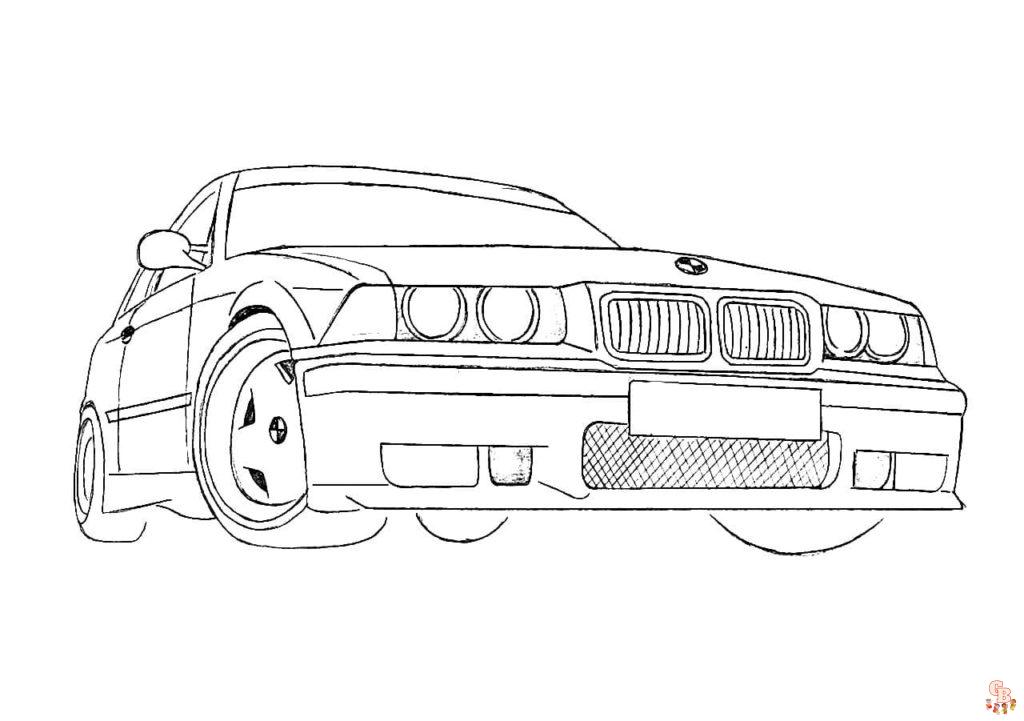 BMW Coloring Pages 9