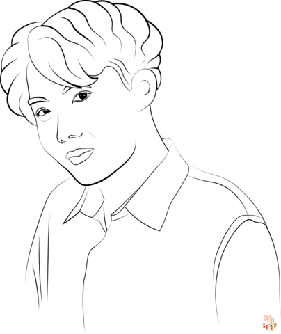 BTS Coloring Pages