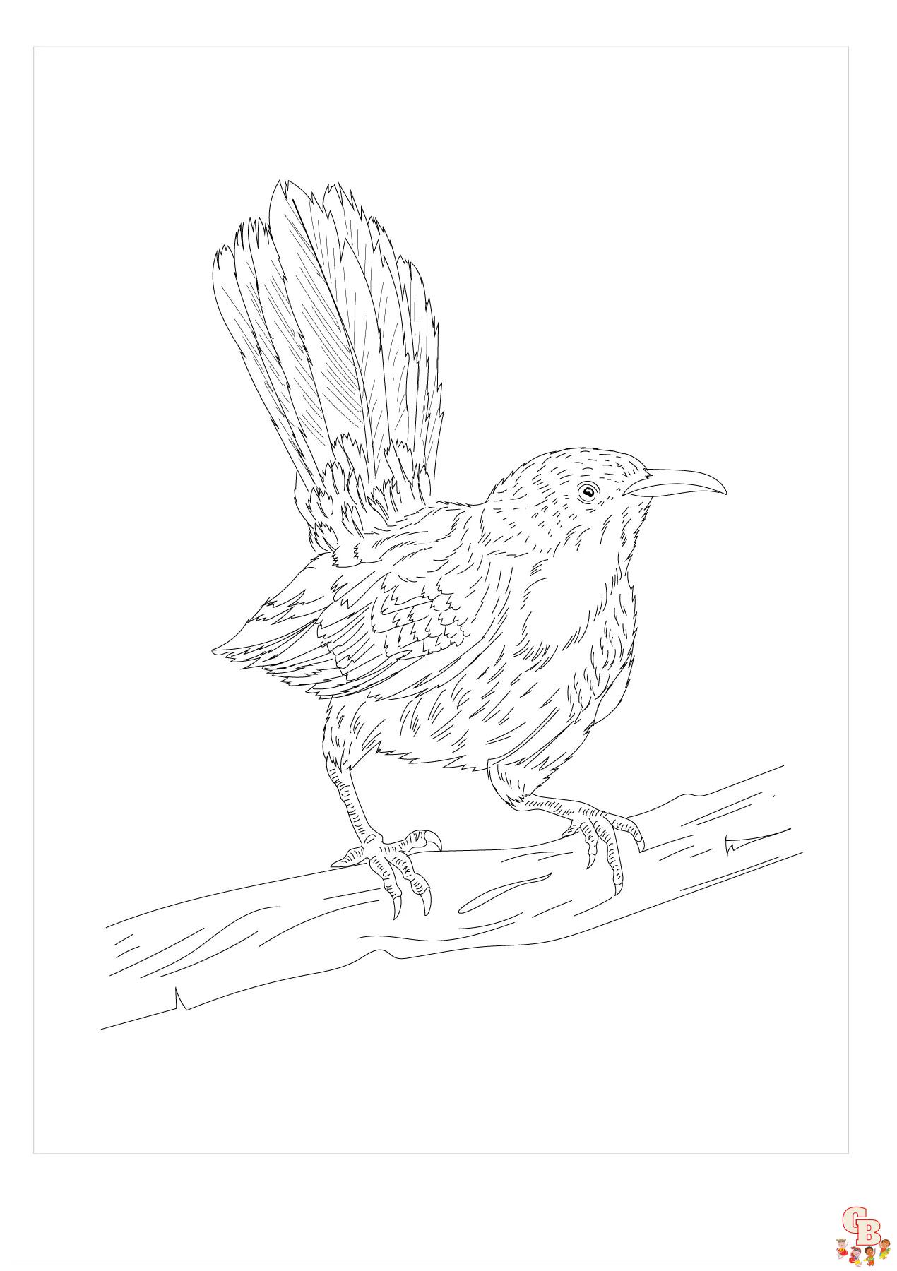 Babblers Coloring Pages 1