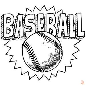 Baseball Coloring Pages 8