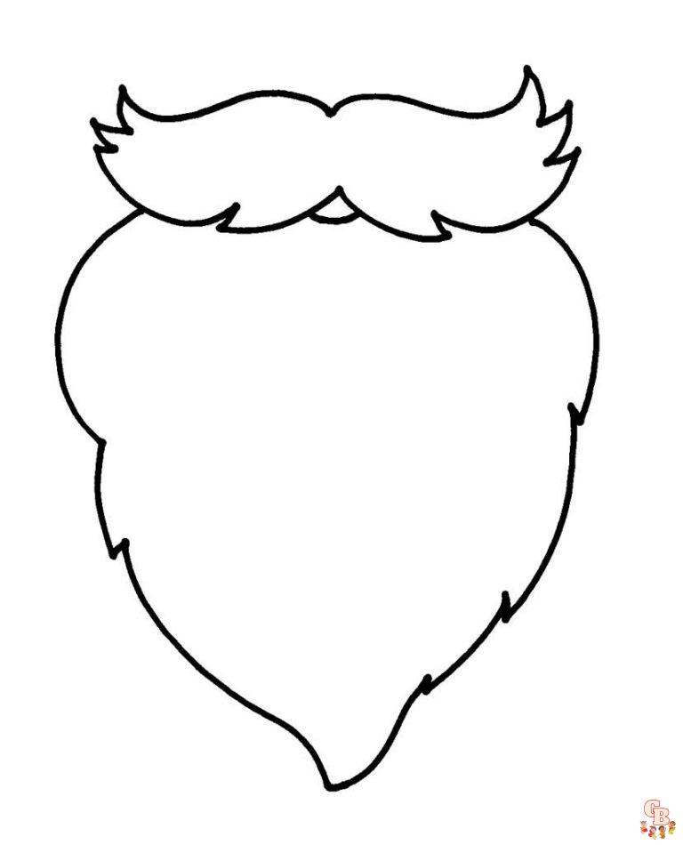 Beard coloring pages 1