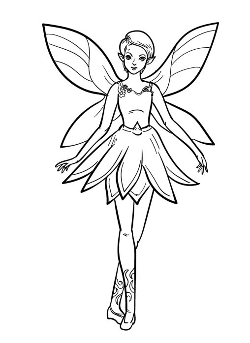 Beautiful Fairy Coloring Pages: Printable, Free, and Easy