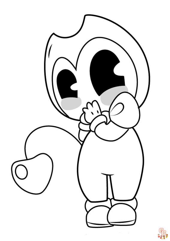 Bendy Coloring Pages 3