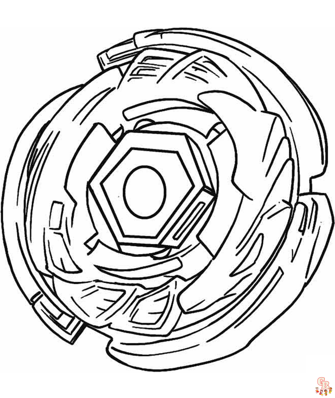 Beyblade Coloring Pages 1