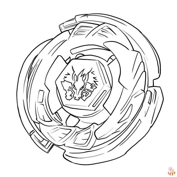 Beyblade Coloring Pages 2