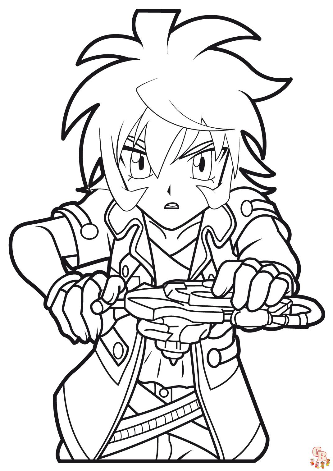 Beyblade Coloring Pages 4