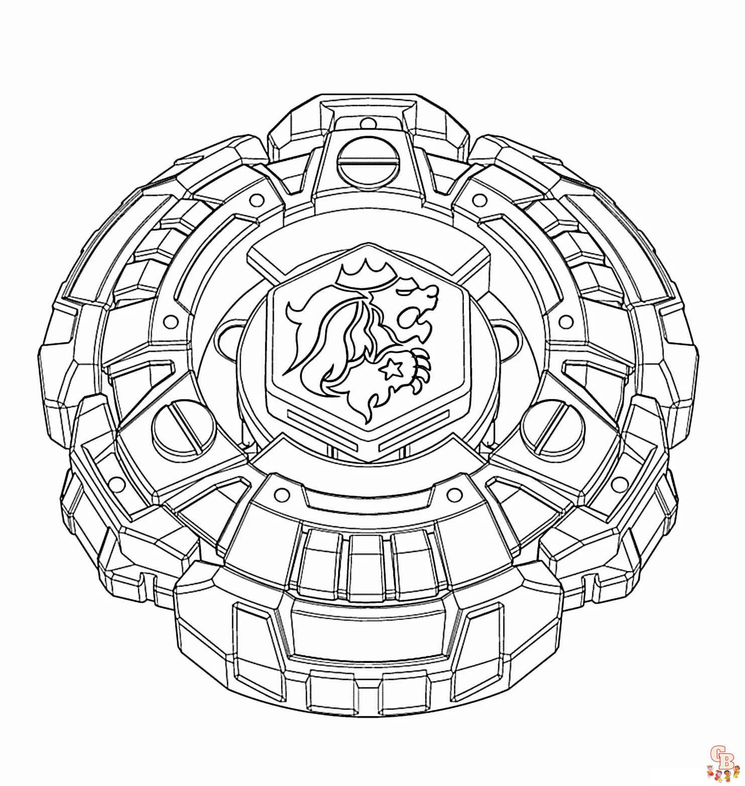 Beyblade Coloring Pages 5