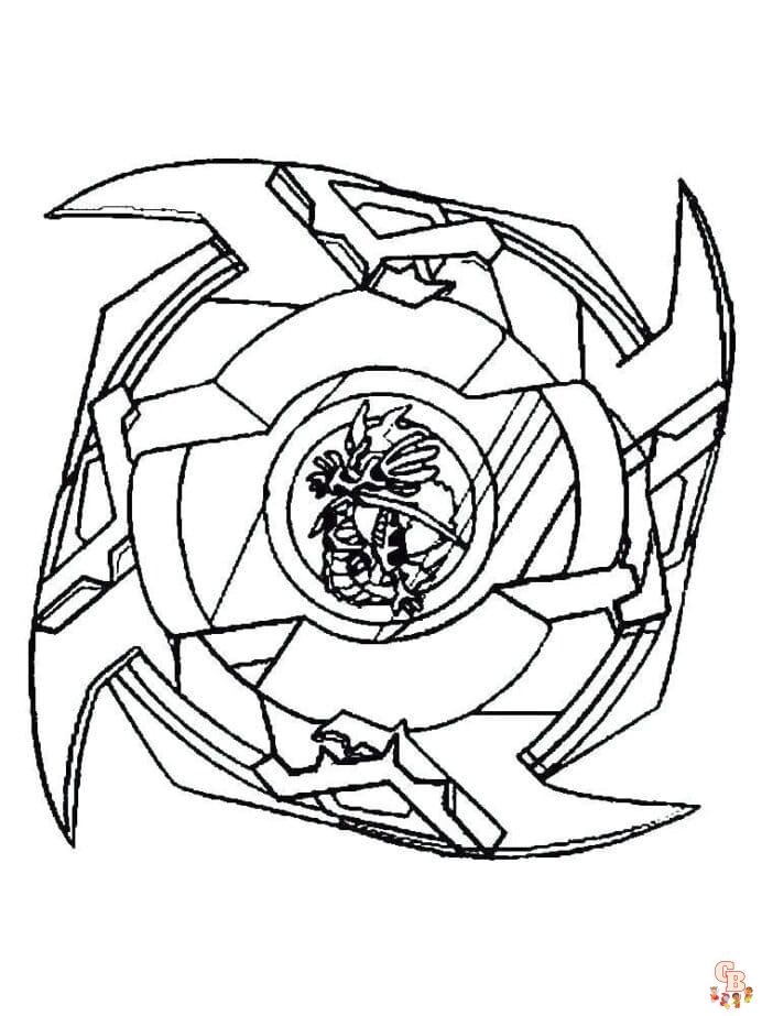 Beyblade Coloring Pages 7