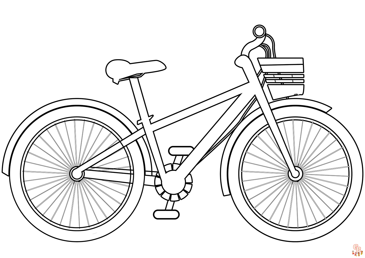 Bike Coloring Pages 2