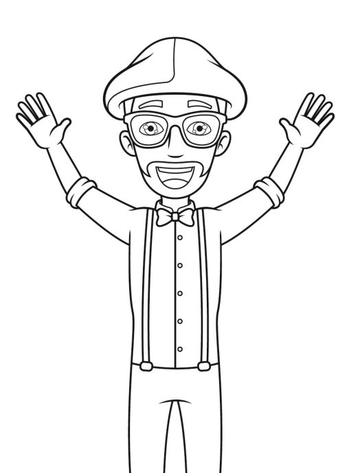 Unleash Your Child's Creativity with Blippi Coloring Pages