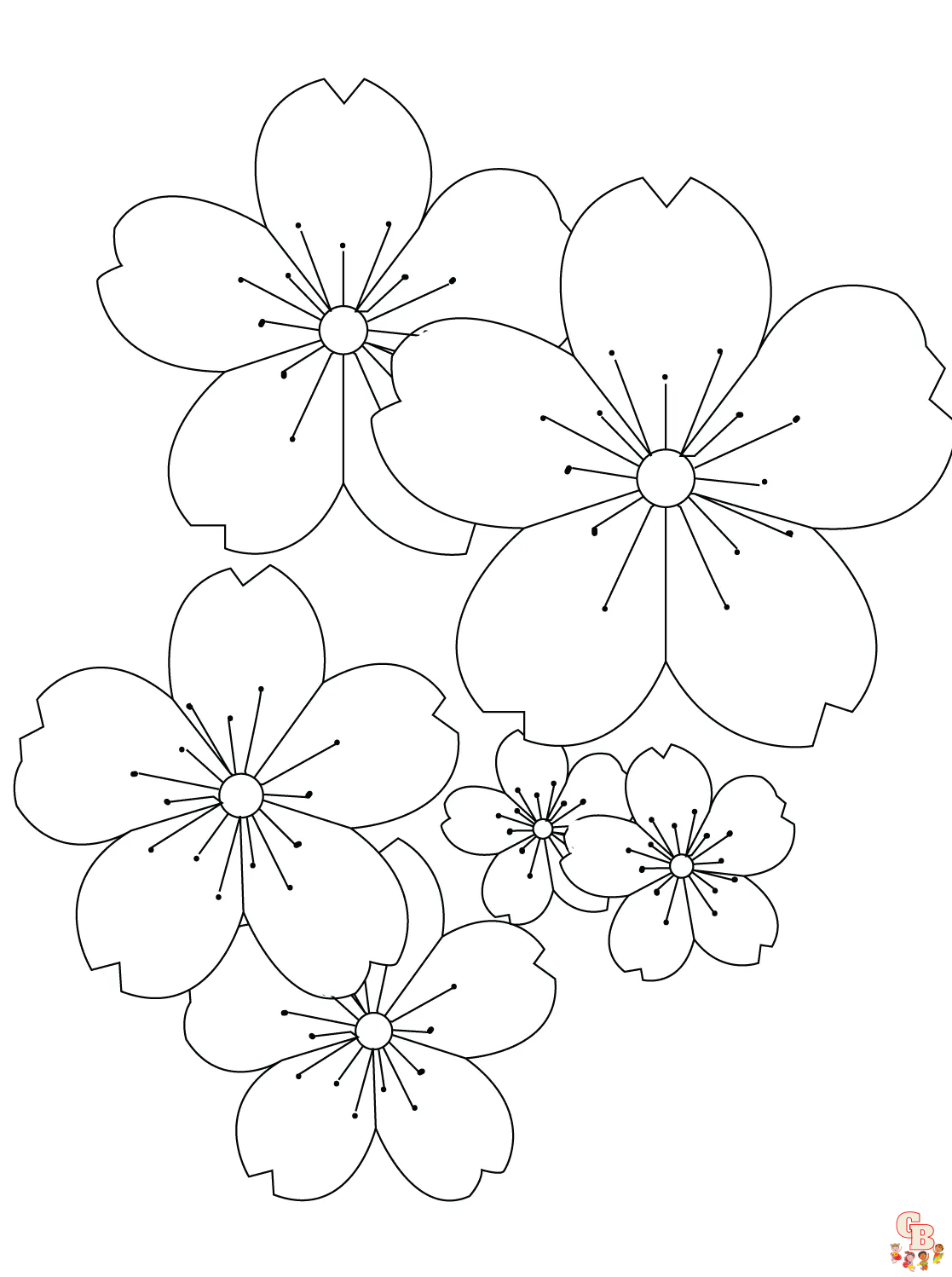 Blossom Coloring Pages 2
