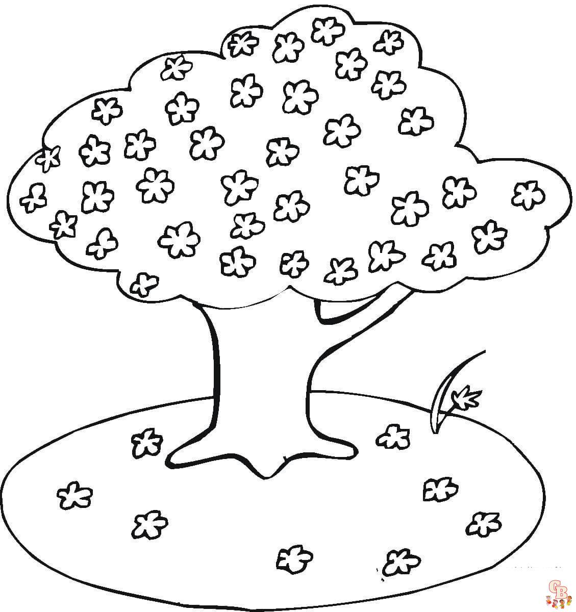 Blossom Coloring Pages 4