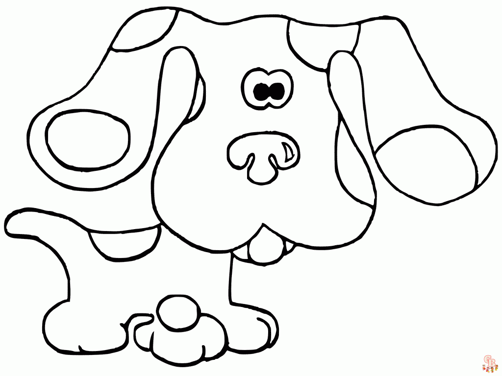 Blues Clues Coloring Pages 1