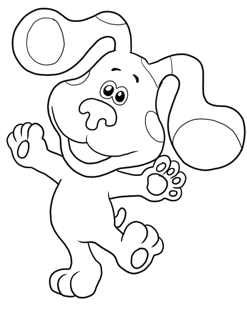 Explore a world of creativity with Blues Clues Coloring Pages