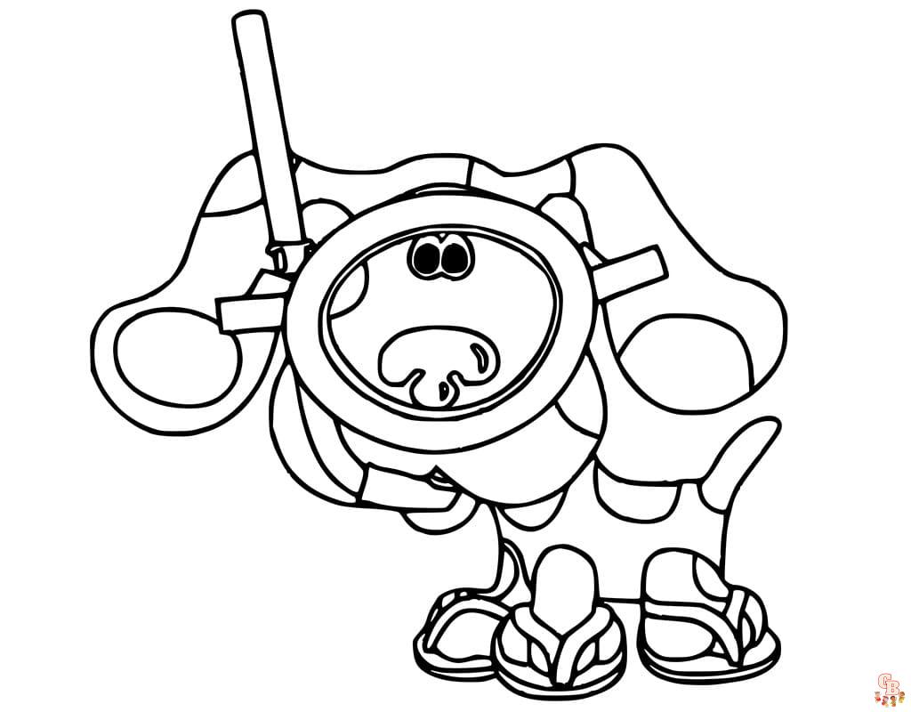 Blues Clues Coloring Pages 4