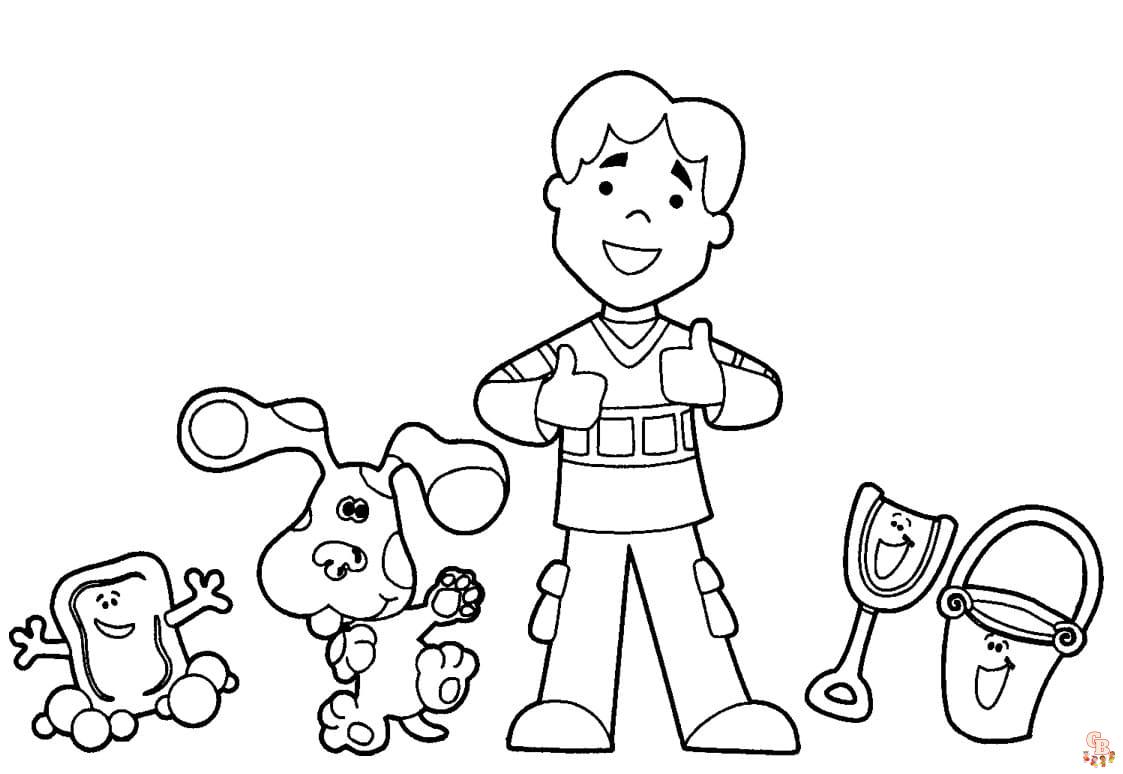 Blues Clues Coloring Pages 5
