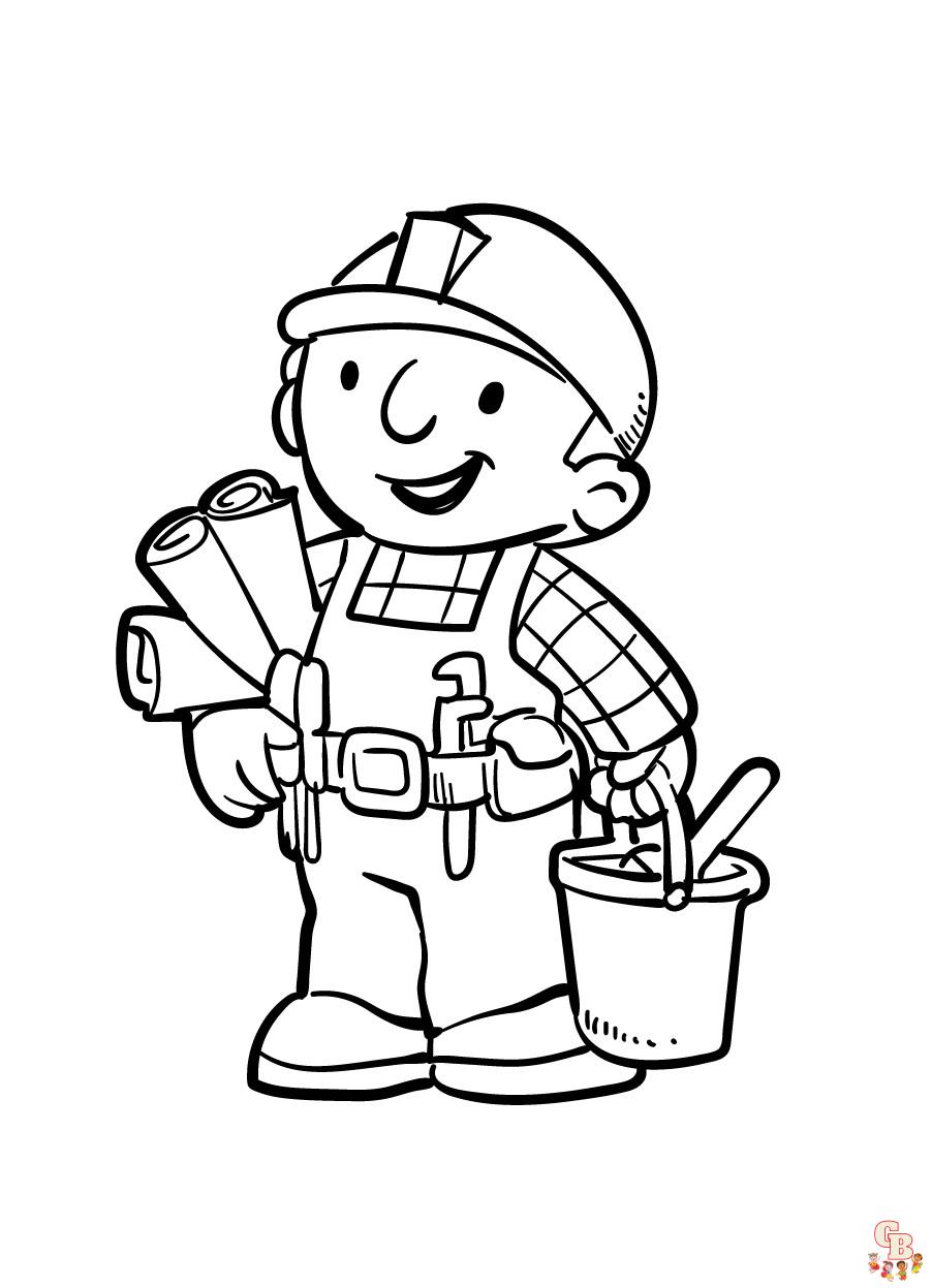 Bob the Builder Coloring Pages 1