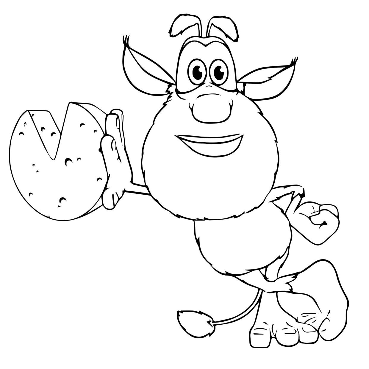 Booba Coloring Pages 1