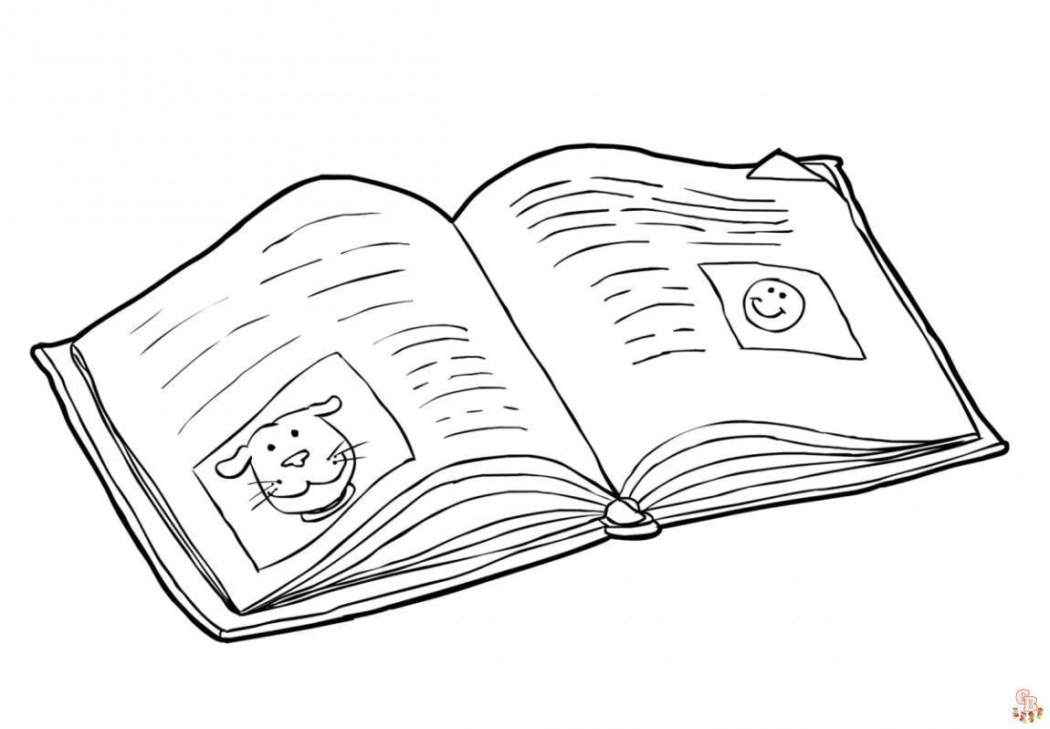 Book Coloring Pages