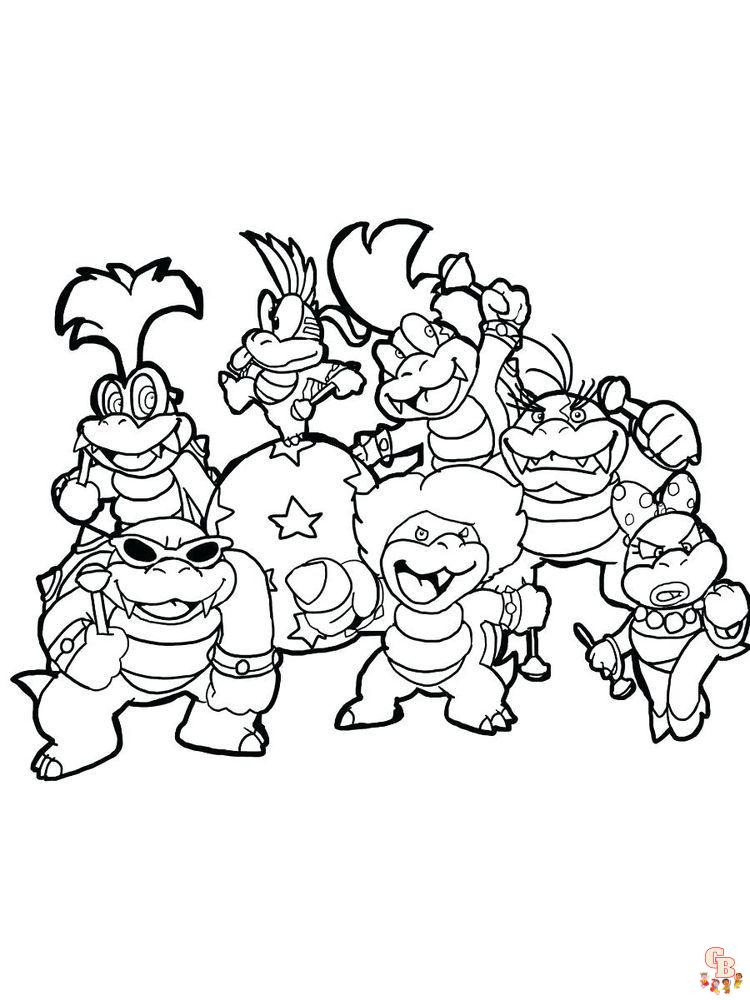 Bowser Coloring Pages 2