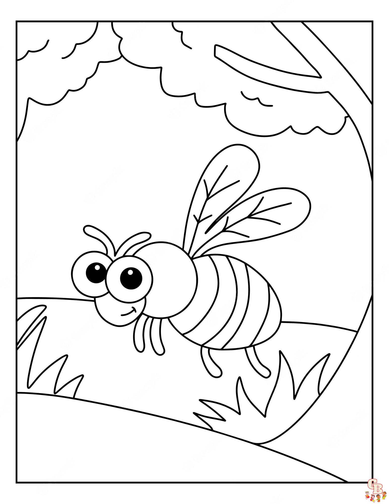 Bugs Coloring Pages 3
