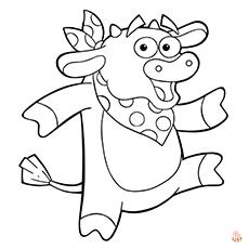 Fun and Free Bull Coloring Pages for Kids | GBcoloring
