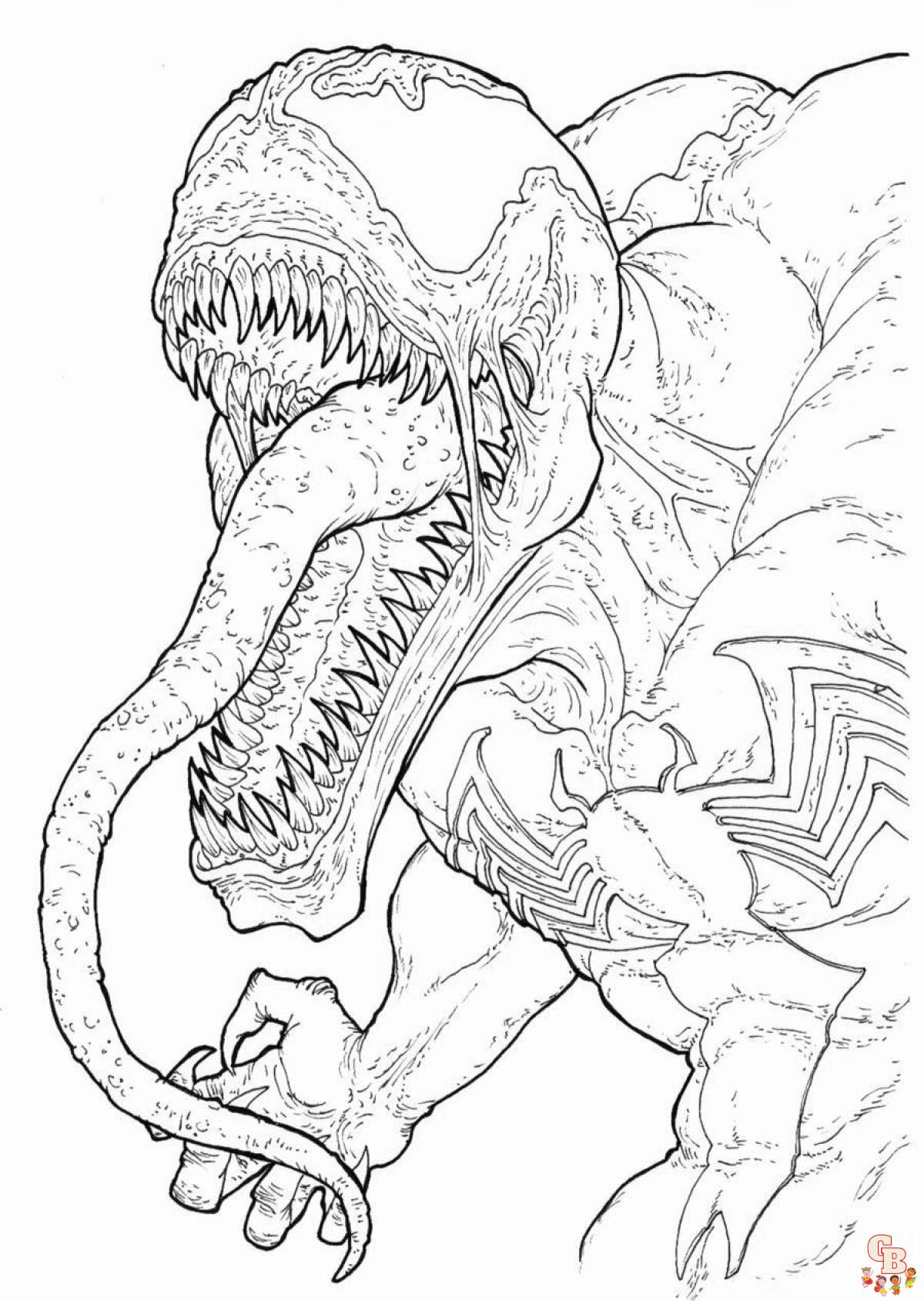 Carnage Coloring Pages 4