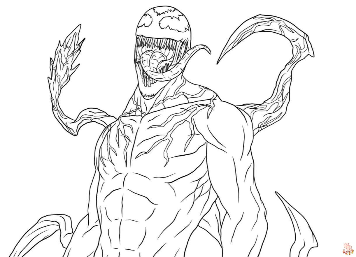 Carnage Coloring Pages
