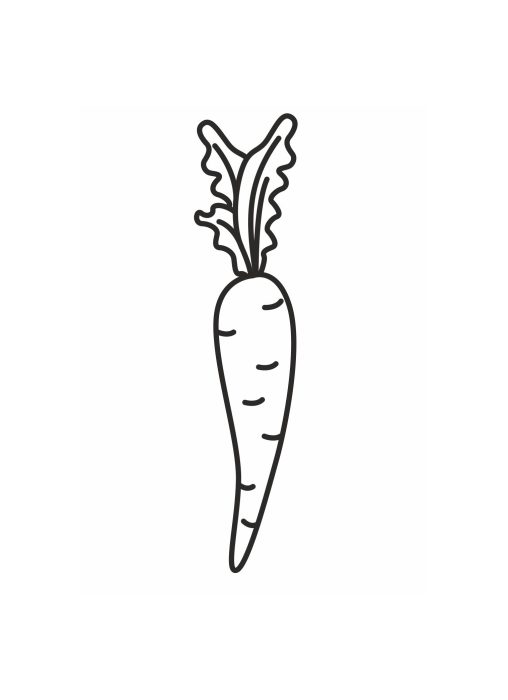 Free Printable Carrot Coloring Pages for Kids | GBcoloring