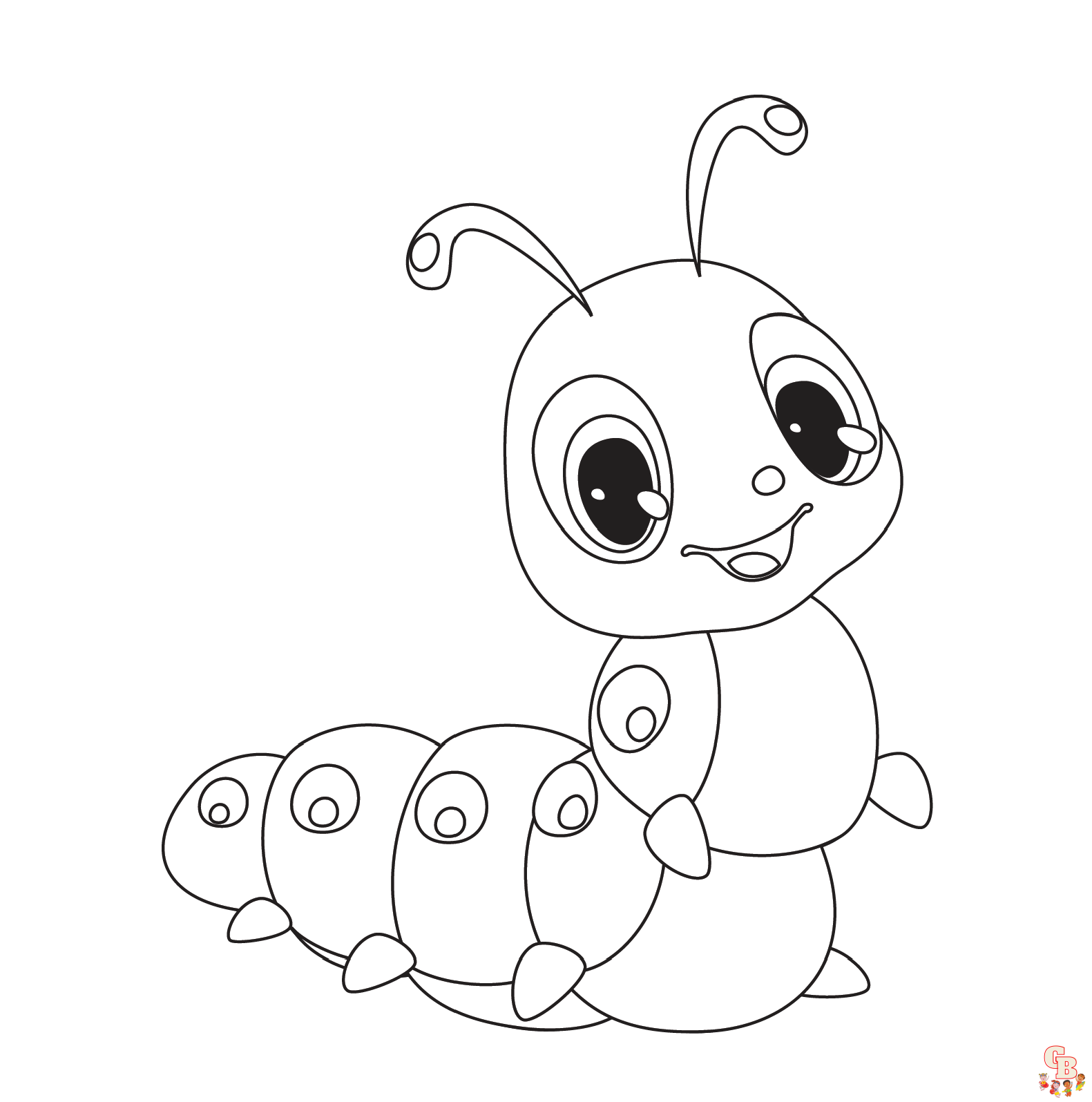 Caterpillar Coloring Pages 6