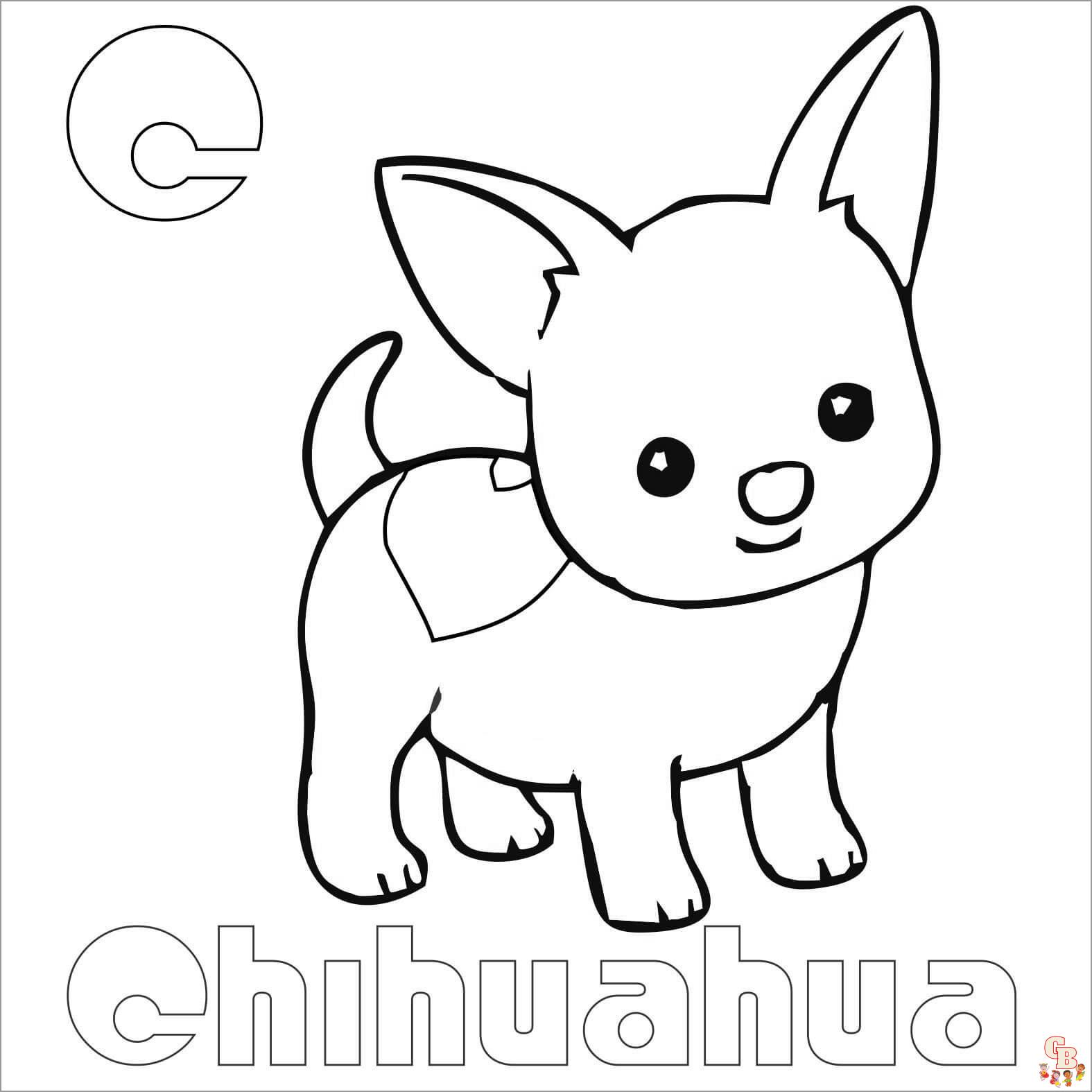 Chihuahua Coloring Pages 1