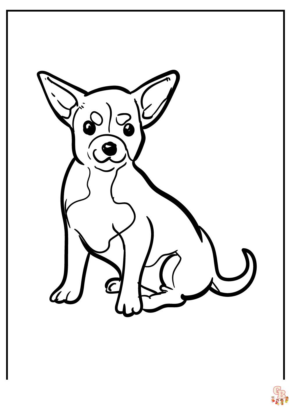 Chihuahua Coloring Pages 10