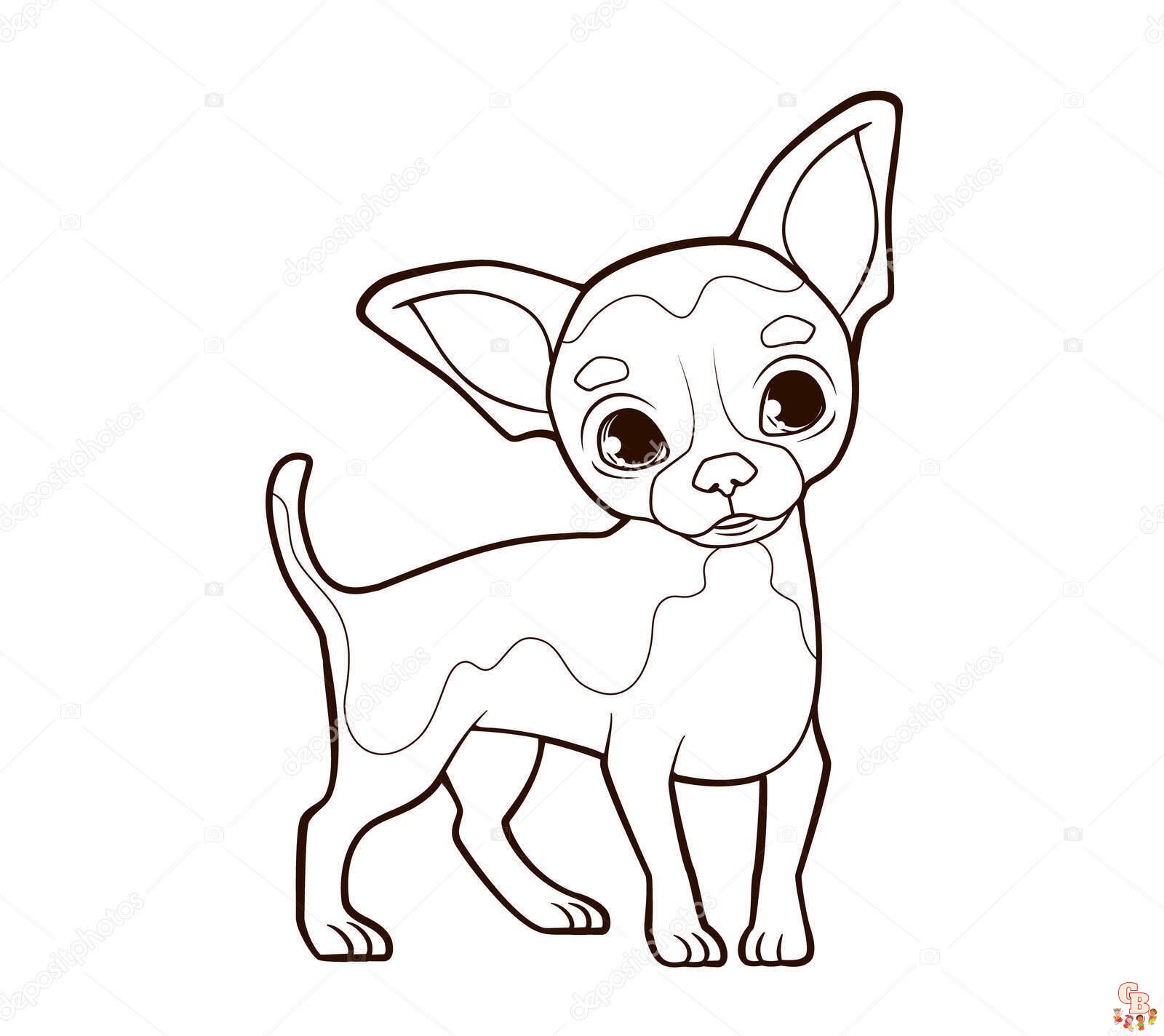 Chihuahua Coloring Pages 12