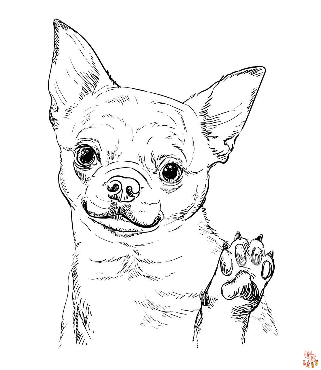 Chihuahua Coloring Pages 14