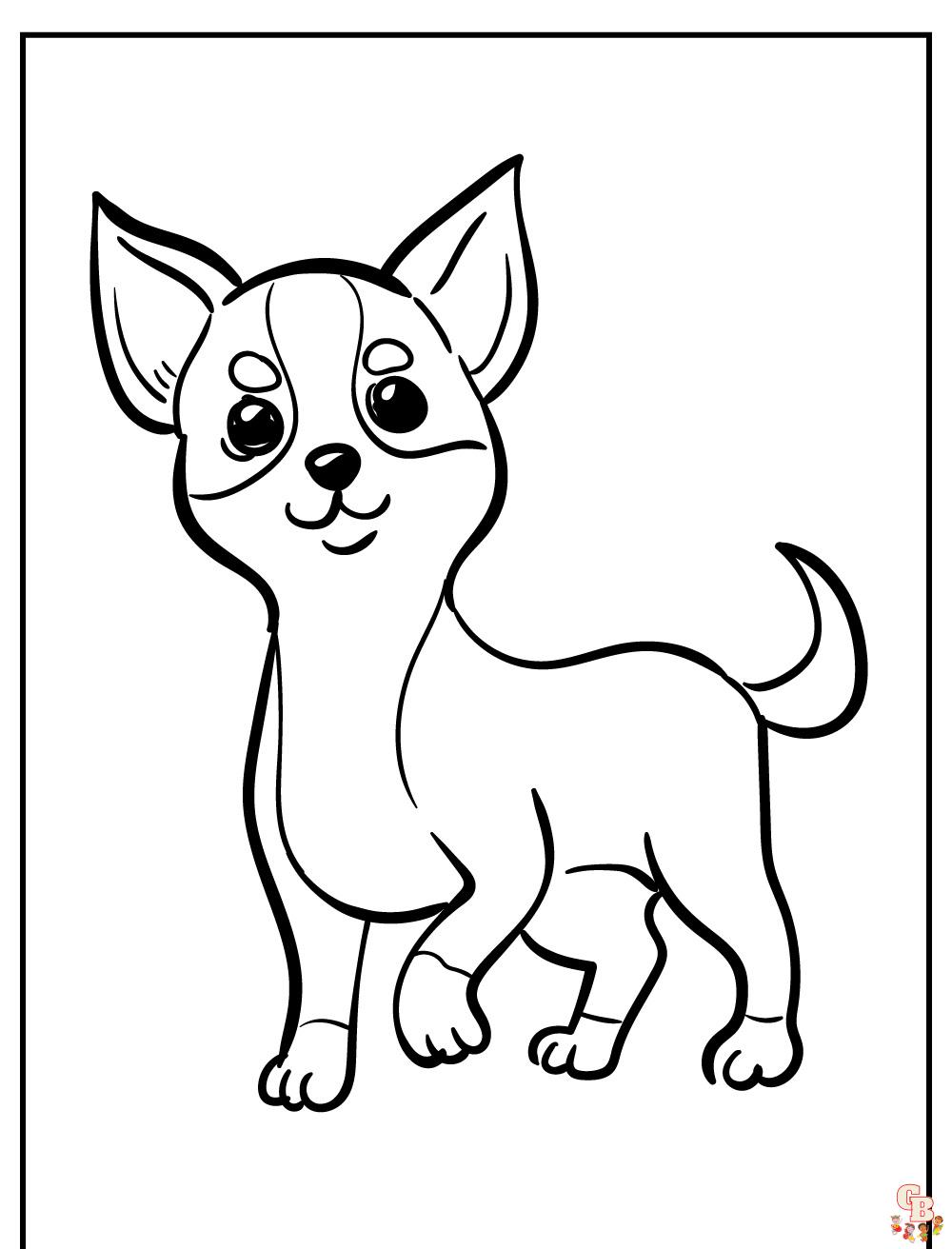 Chihuahua Coloring Pages 5