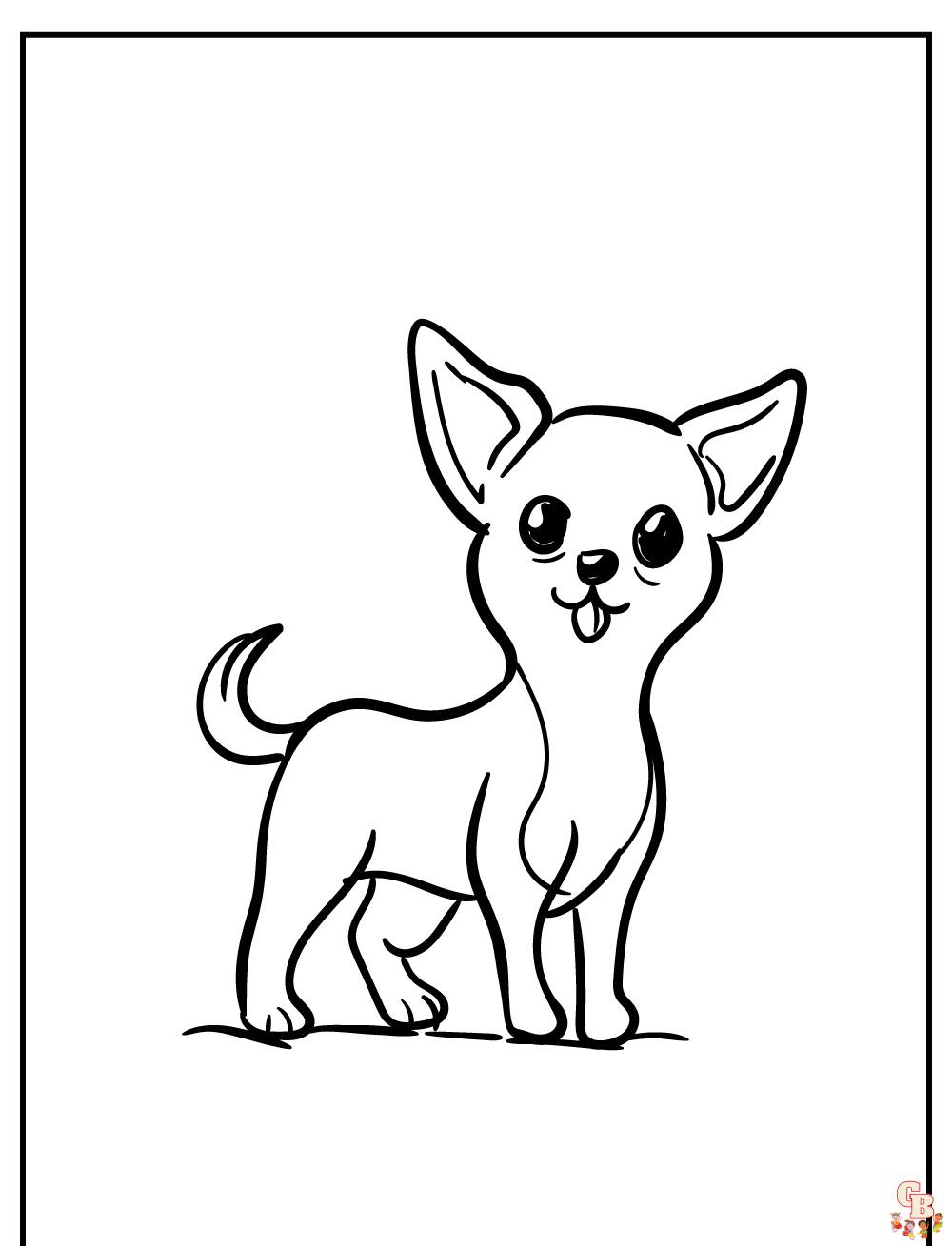 Chihuahua Coloring Pages 6