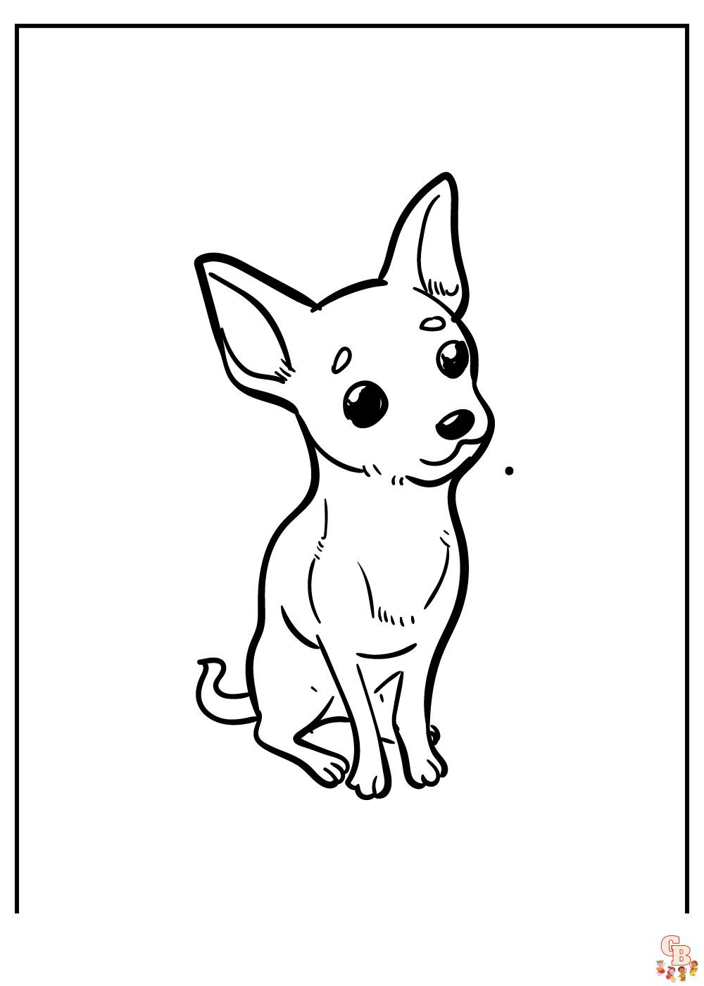 Chihuahua Coloring Pages 8