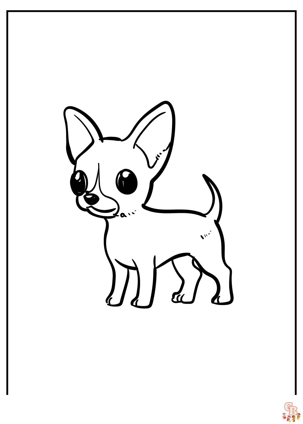 Chihuahua Coloring Pages 9