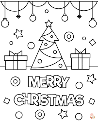 Christmas Cards Coloring Pages 4