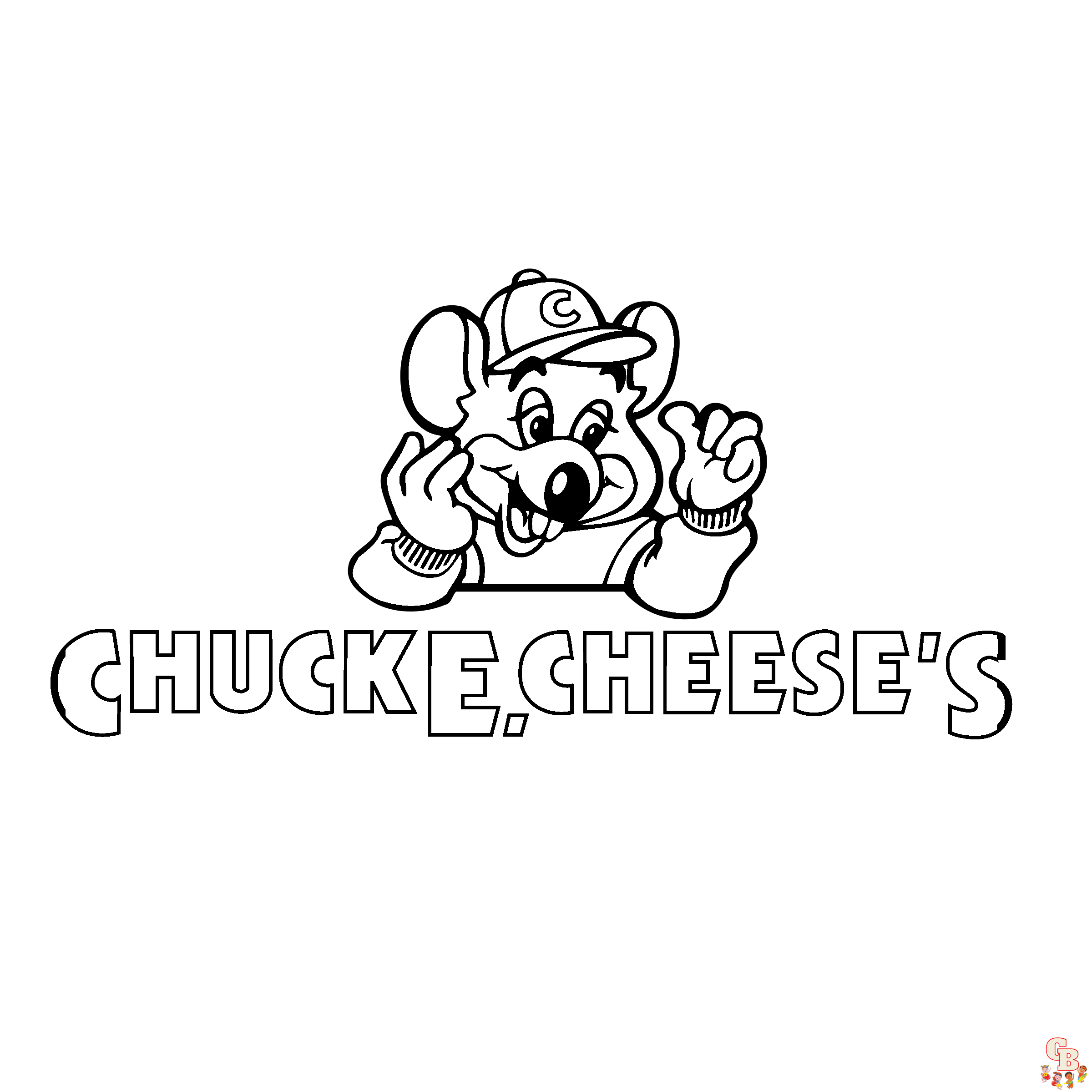Chuck E Cheese Coloring Pages 1