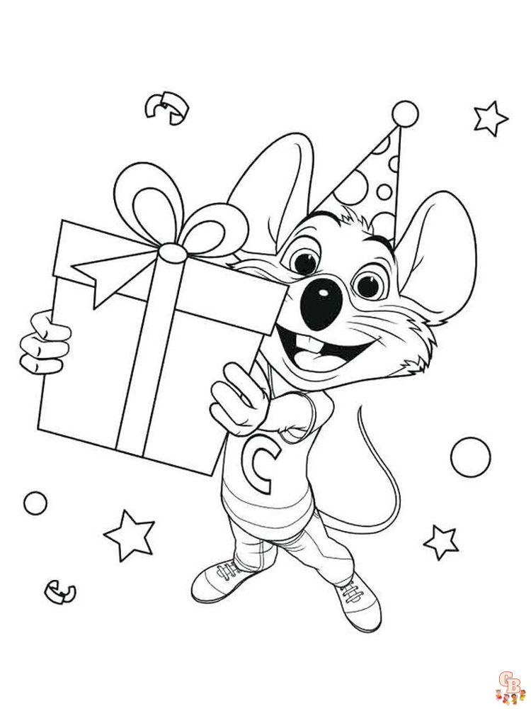 Chuck E Cheese Coloring Pages 2