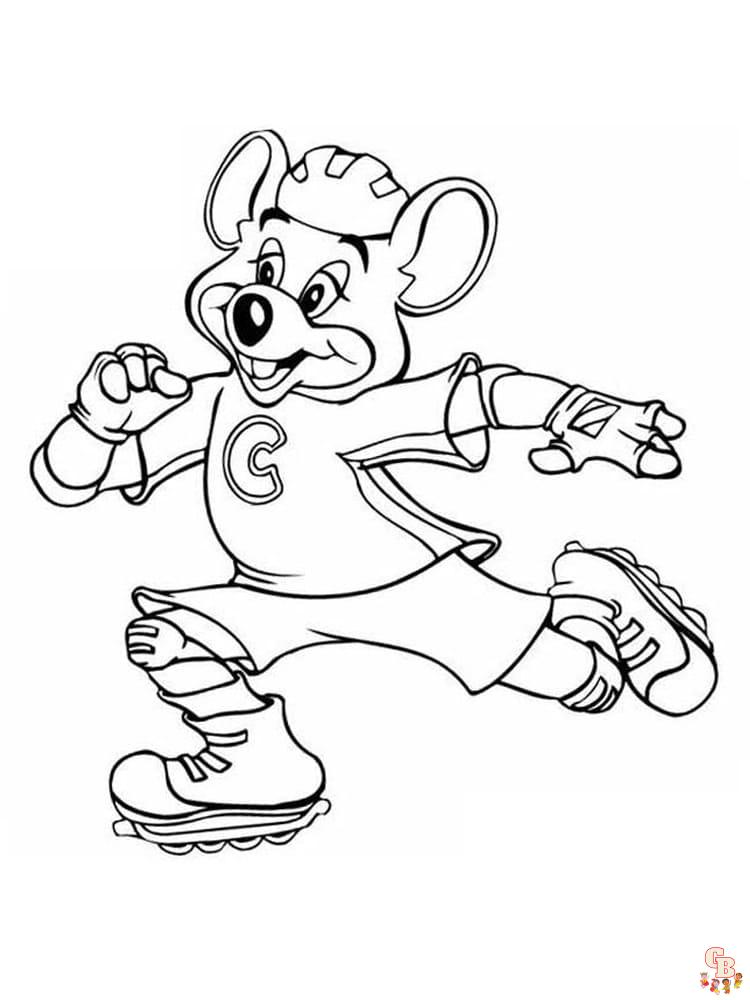 Chuck E Cheese Coloring Pages 3